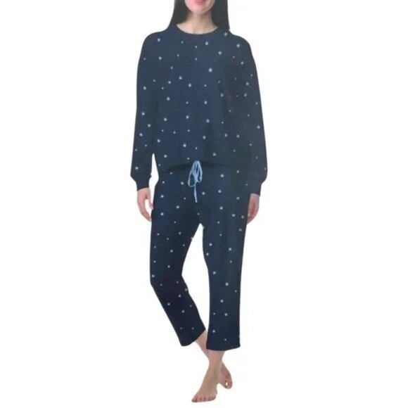 PJ Salvage Stars 2 Piece Pajama Set Size Medium - Picture 2 of 6